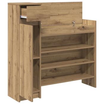 Schuhschrank Artisan-Eiche 100,5 x 28 x 100 cm Holzwerkstoff