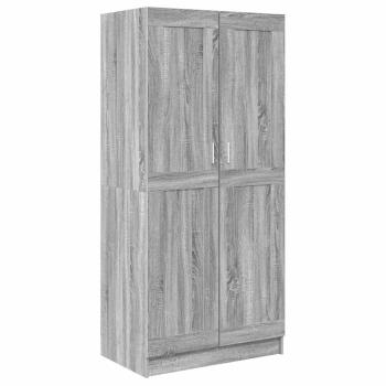 Kleiderschrank Grau Sonoma 82,5x51,5x180 cm Holzwerkstoff