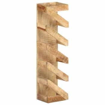 ARDEBO.de - Weinregal für 5 Flaschen Mango Massivholz