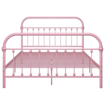Bettgestell Rosa Metall 120x200 cm