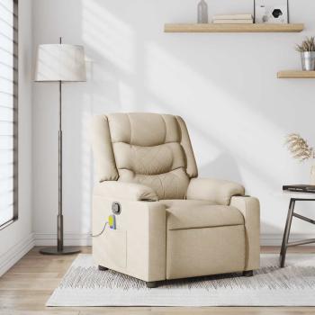 ARDEBO.de - Massagesessel Creme Stoff