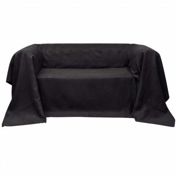 ARDEBO.de - Sofahusse aus Microsuede Anthrazit 210x280 cm