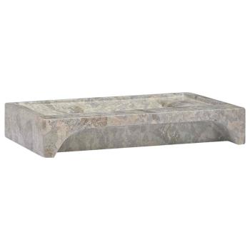 Waschbecken Grau 58x39x10 cm Marmor