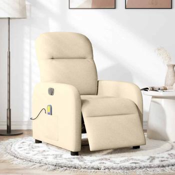 ARDEBO.de - Massagesessel Elektrisch Creme Stoff