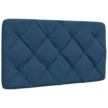 Bett mit Matratze Blau 90x190 cm Stoff