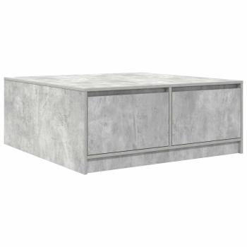 Couchtisch mit Schubladen Betongrau 100x100x40 cm