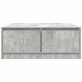 Couchtisch mit Schubladen Betongrau 100x100x40 cm