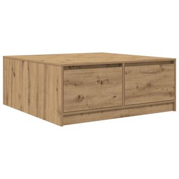 Couchtisch mit Schubladen Artisan-Eiche 100x100x40 cm