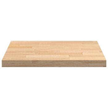 Küchenarbeitsplatte 60x63,5x4 cm Massivholz Eiche Rechteckig