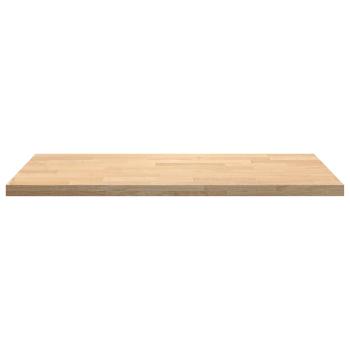 Küchenarbeitsplatte 120x63,5x4 cm Massivholz Eiche Rechteckig