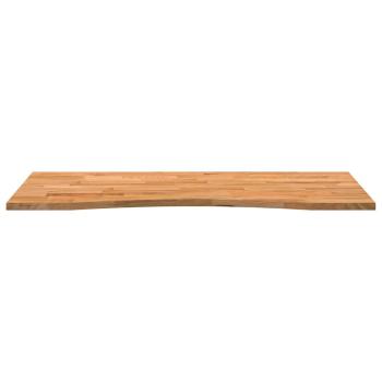 Schreibtischplatte Hellbraun 120x60x2,5 cm Massivholz Eiche