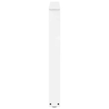 Esstisch Beine V-Form 2 Stück Weiß 80x(72-73,3) cm Stahl