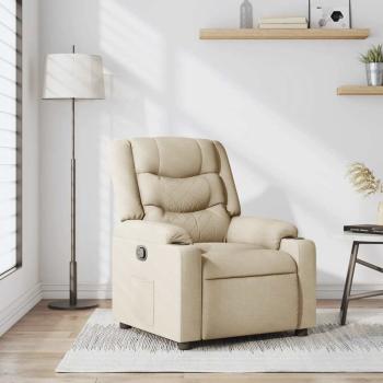 ARDEBO.de - Relaxsessel Creme Stoff