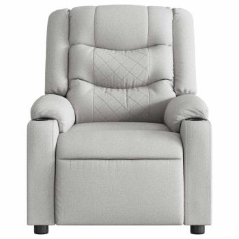 Massagesessel Wolkengrau Stoff