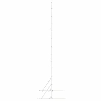 Sichtschutz 100 x 50 x 180 cm Stahl Weiß