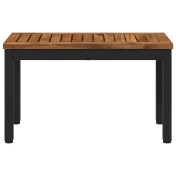 Couchtisch Natürlich und Schwarz 60,5 x 30 x 36 cm