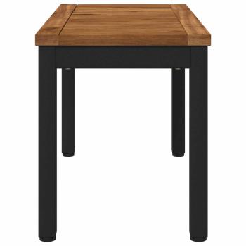 Couchtisch Natürlich und Schwarz 60,5 x 30 x 36 cm