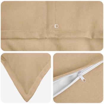 Kissen mit Kissen HOUTEN 2 Stk. Creme Kunstleinen