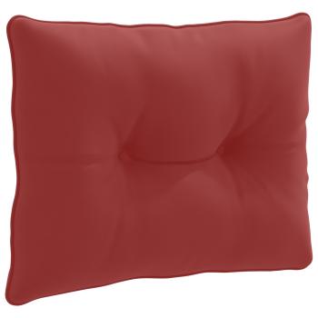 R Rückenkissen PUTTEN 100 % Polyester Weinrot 50 x 40 x 10 cm