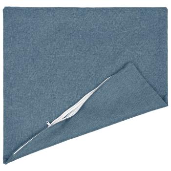Wurfkissen 2 stk. HEERLEN Jeans blau 55 x 55 cm Stoff