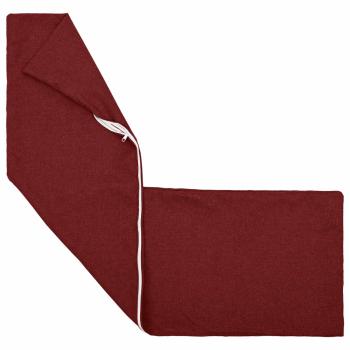 Kissen mit Kissen HEERLEN Weinrot 40 x 145 cm Stoff