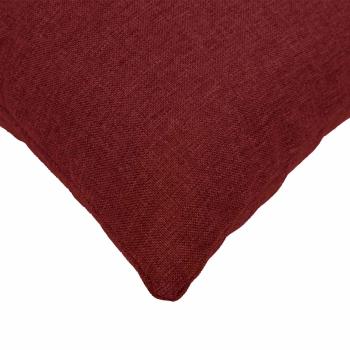 Kissen mit Kissen HEERLEN Weinrot 40 x 145 cm Stoff