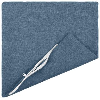 Wurfkissen 12 stk. HEERLEN Jeans blau 40 x 40 cm Stoff