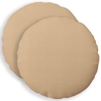 ARDEBO.de - Kissen mit Kissen HEERLEN 2 Stk. Creme Stoff