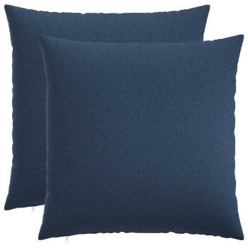 Wurfkissen 2 stk. HEERLEN Blau 55 x 55 cm Stoff