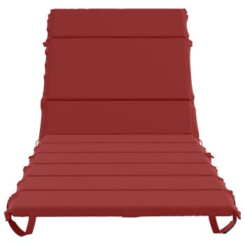Sonnenliege Kissen GEMERT 100 % Polyester Weinrot