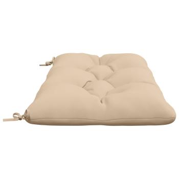 Bankkissen VIANEN 2 stk. 100 % Polyester Creme 100 x 60 x 12 cm