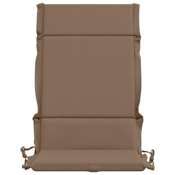 Hochlehner-Auflage GEMERT 4 stk. 100 % Polyester Taupe