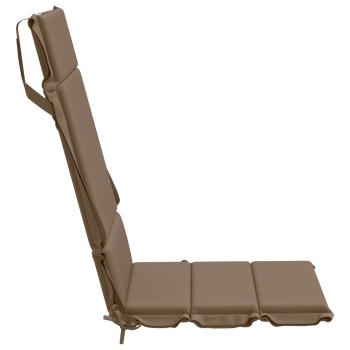 Hochlehner-Auflage GEMERT 4 stk. 100 % Polyester Taupe