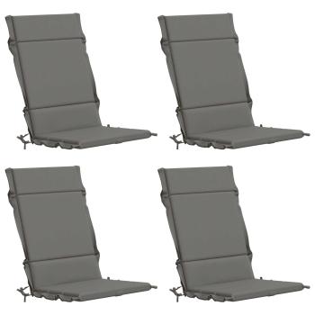 Hochlehner-Auflage GEMERT 4 stk. 100 % Polyester Grau