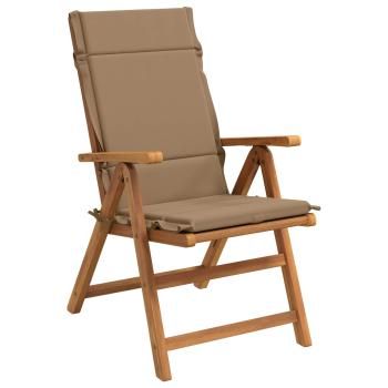Hochlehner-Auflage GEMERT 4 stk. 100 % Polyester Taupe