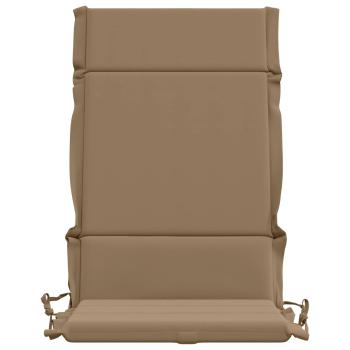 Hochlehner-Auflage GEMERT 4 stk. 100 % Polyester Taupe