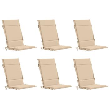 Hochlehner-Auflage GEMERT 6 stk. 100 % Polyester Creme