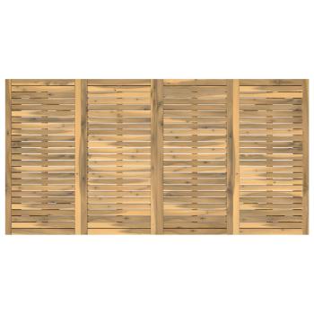 Gartentisch Weiß gewaschen 196 x 100,5 x 75 cm