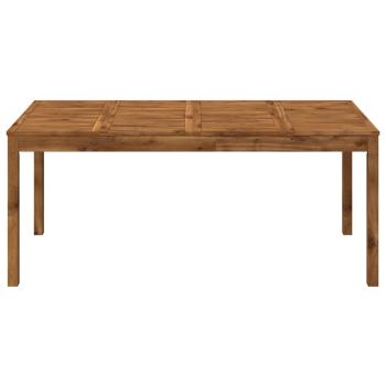 Gartentisch Natur 180 x 88,5 x 75 cm Massivholz Akazie