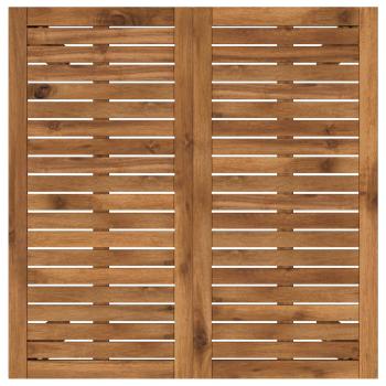 Gartenbar-Tisch LAREN Natur 80 x 80,5 x 105 cm