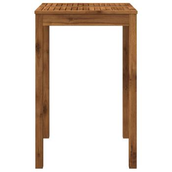 Gartenbar-Tisch Natur 70 x 68,5 x 105 cm Massivholz Akazie