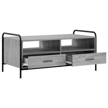 Couchtisch Sonoma-Grau 99,5 x 49 x 46 cm Holzwerkstoff