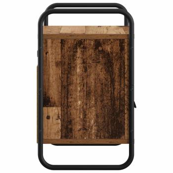 Hängender Nachttisch Altholz 40 x 30 x 50 cm Holzwerkstoff
