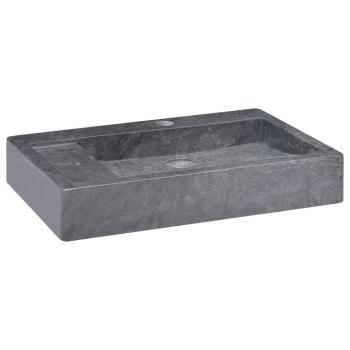 ARDEBO.de - Waschbecken Schwarz 58x39x10 cm Marmor