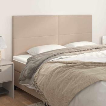ARDEBO.de - Kopfteil Cappuccino 160x5x118/128 cm Kunstleder