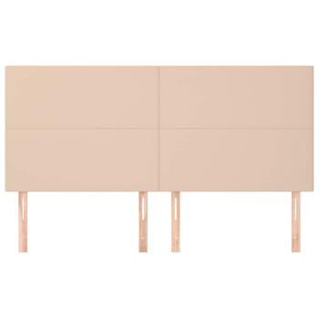 Kopfteil Cappuccino 160x5x118/128 cm Kunstleder