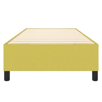 Boxspringbettgestell Grün 90x190 cm Stoff