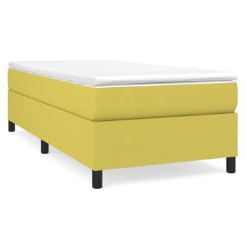 Boxspringbettgestell Grün 90x200 cm Stoff