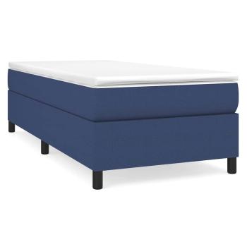 Boxspringbettgestell Blau 100x200 cm Stoff
