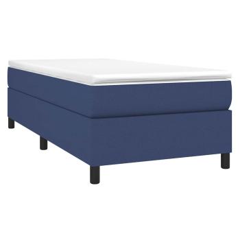 Boxspringbettgestell Blau 100x200 cm Stoff